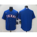 Men's Nike Texas Rangers Blank Blue Alternate Cool Base Baseball Player Jersey