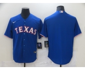 Men's Nike Texas Rangers Blank Blue Alternate Cool Base Baseball Player Jersey