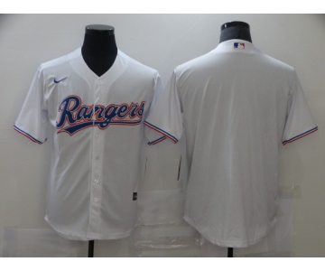 Men's Nike Texas Rangers Blank White Alternate Cool Base Baseball Player Jersey