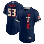 Men's Texas Rangers #53 Adolis García Nike Navy 2021 MLB All-Star Authentic Player Jersey