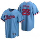 Men's Minnesota Twins #26 Max Kepler Blue Cool Base Stitched Jersey