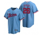 Men's Minnesota Twins #26 Max Kepler Blue Cool Base Stitched Jersey