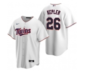 Men's Minnesota Twins #26 Max Kepler White Cool Base Stitched Jersey