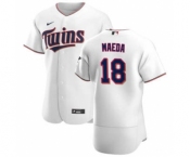 Men's Nike Minnesota Twins #18 Kenta Maeda White Home 2020 Authentic Player Baseball Jersey