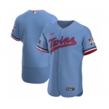 Men's Nike Minnesota Twins 2020 Light Blue Alternate Authentic Team Baseball Jersey