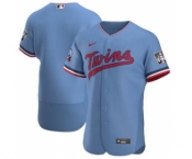 Men's Nike Minnesota Twins 2020 Light Blue Alternate Authentic Team Baseball Jersey