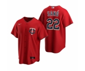 Men's Nike Minnesota Twins #22 Miguel Sano Red Alternate Stitched Baseball Jersey