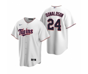 Men's Nike Minnesota Twins #24 Josh Donaldson White Home Stitched Baseball Jersey