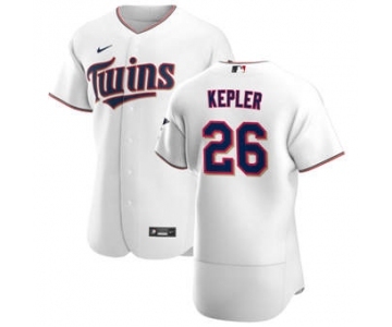 Men's Nike Minnesota Twins #26 Max Kepler White Home 2020 Authentic Player Baseball Jersey