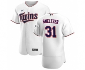 Men's Nike Minnesota Twins #31 Devin Smeltzer White Home 2020 Authentic Player Baseball Jersey