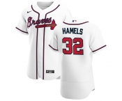 Atlanta Braves #32 Cole Hamels Men's Nike White Home 2020 Authentic Player MLB Jersey