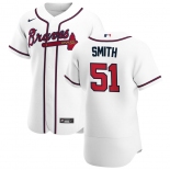 Atlanta Braves #51 Will Smith Men's Nike White Home 2020 Authentic Player MLB Jersey