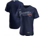 Atlanta Braves Men's Nike Navy Alternate 2020 Authentic Team Name MLB Jersey