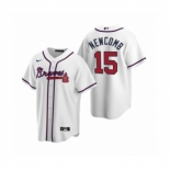 Men's Atlanta Braves #15 Sean Newcomb Nike White 2020 Replica Home Jersey