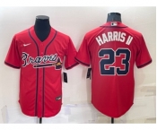 Men's Atlanta Braves #23 Michael Harris II Red Stitched MLB Cool Base Nike Jersey