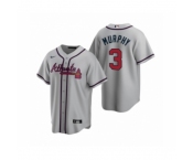 Men's Atlanta Braves #3 Dale Murphy Nike Gray 2020 Replica Road Jersey