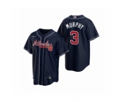 Men's Atlanta Braves #3 Dale Murphy Nike Navy 2020 Replica Alternate Jersey