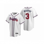 Men's Atlanta Braves #3 Dale Murphy Nike White 2020 Replica Home Jersey