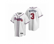 Men's Atlanta Braves #3 Dale Murphy Nike White 2020 Replica Home Jersey