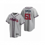 Men's Atlanta Braves #51 Will Smith Nike Gray 2020 Replica Road Jersey