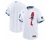 Men's Atlanta Braves Blank Nike White 2021 MLB All-Star Game Replica Jersey