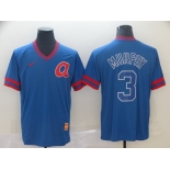 Men's Nike Atlanta Braves #3 Dale Murphy Blue M&N MLB Jersey