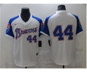 Men's Nike Atlanta Braves #44 Cool Base Stitched Baseball Jersey