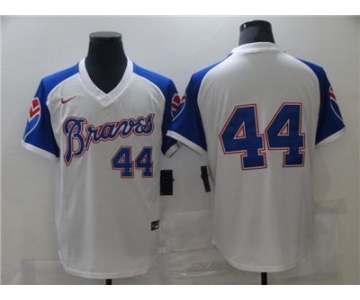 Men's Nike Atlanta Braves #44 Cool Base Stitched Baseball Jersey