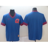 Men's Nike Atlanta Braves Blank Blue M&N MLB Jersey