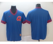 Men's Nike Atlanta Braves Blank Blue M&N MLB Jersey