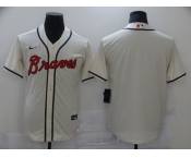 Nike Atlanta Braves Blank Cream 2020 Cool Base Baseball Jersey