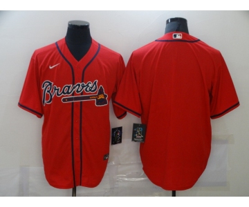 Nike Atlanta Braves Blank Red Cool 2020 Base Baseball Jersey