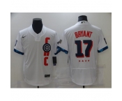 Men's Chicago Cubs #17 Kris Bryant Nike White 2021 MLB All-Star Authentic Jersey