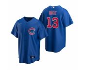 Men's Nike Chicago Cubs #13 David Bote Royal Alternate Stitched Baseball Jersey