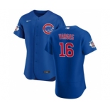 Men's Nike Chicago Cubs #16 Ildemaro Vargas Royal Alternate 2020 Authentic Player Baseball Jersey