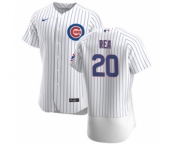 Men's Nike Chicago Cubs #20 Colin Rea White Home 2020 Authentic Player Baseball Jersey