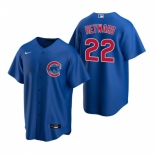 Men's Nike Chicago Cubs #22 Jason Heyward Royal Alternate Stitched Baseball Jersey