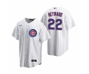 Men's Nike Chicago Cubs #22 Jason Heyward White Home Stitched Baseball Jersey