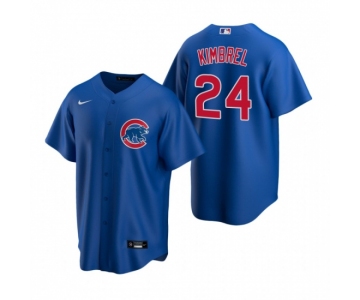 Men's Nike Chicago Cubs #24 Craig Kimbrel Royal Alternate Stitched Baseball Jersey