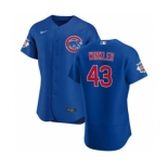 Men's Nike Chicago Cubs #43 Dan Winkler Royal Alternate 2020 Authentic Player Baseball Jersey