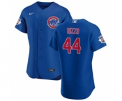 Men's Nike Chicago Cubs #44 Anthony Rizzo Royal Alternate 2020 Authentic Player Baseball Jersey