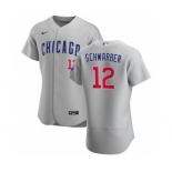 Men's Nike Chicago Cubs #57 James Norwood Gray Road 2020 Authentic Team Baseball Jersey