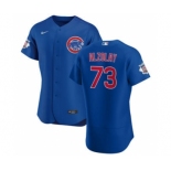 Men's Nike Chicago Cubs #73 Adbert Alzolay Royal Alternate 2020 Authentic Player Baseball Jersey