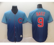 Men's Nike Chicago Cubs #9 Javier Baez Drift Fashion MLB Jersey