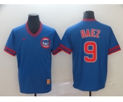 Men's Nike  Chicago Cubs #9 Javier Baez M&N MLB Jersey