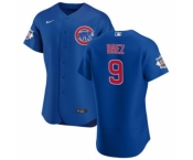 Men's Nike Chicago Cubs #9 Javier Baez Royal Alternate 2020 Authentic Player Baseball Jersey