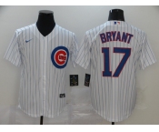 Nike Men's Chicago Cubs #17 Kris Bryant White Authentic Cool Base Baseball Jersey