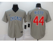 Nike Men's Chicago Cubs #44 Anthony Rizzo Replica Grey Home Cool Base Baseball Jersey