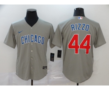 Nike Men's Chicago Cubs #44 Anthony Rizzo Replica Grey Home Cool Base Baseball Jersey