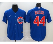 Nike Men's Chicago Cubs #44 Anthony Rizzo Replica Royal Blue Alternate Cool Base Baseball Jersey